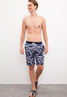 Erkek Lacivert Deniz Şortu - 50218765001