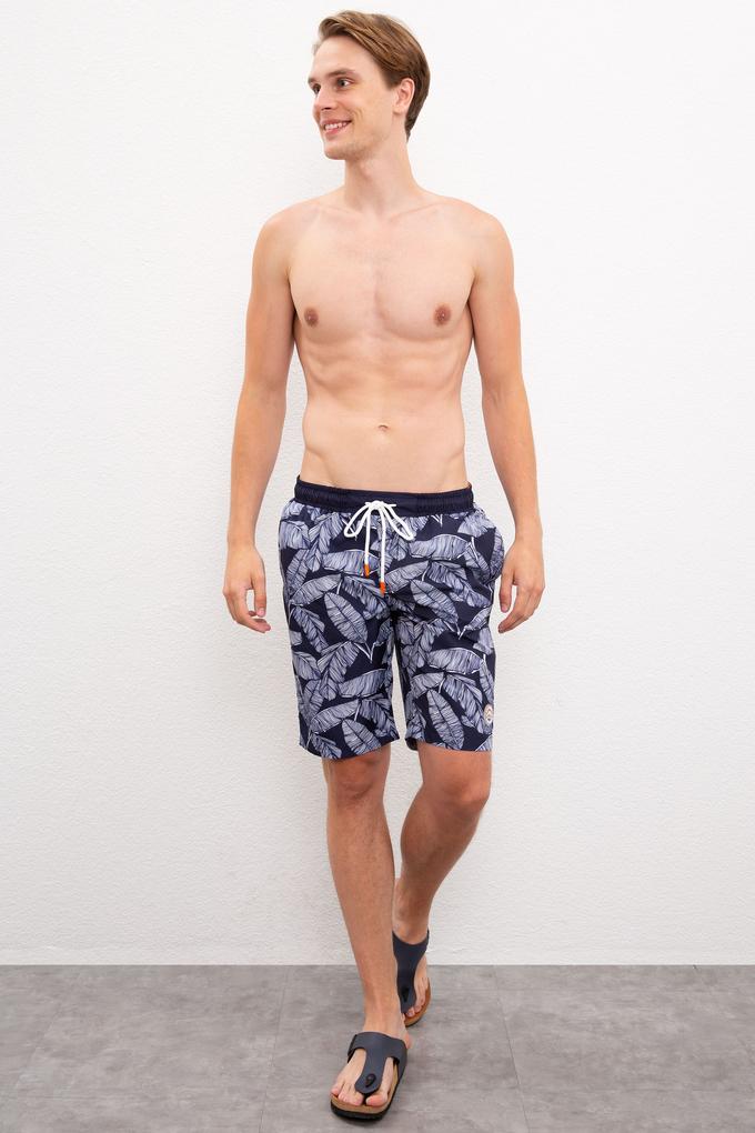 Erkek Lacivert Deniz Şortu