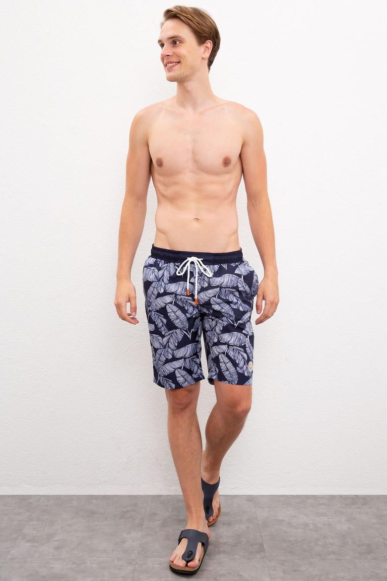 Erkek Lacivert Deniz Şortu