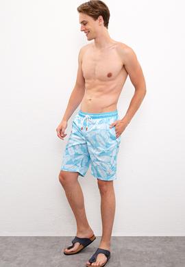 Erkek Mavi Deniz Şortu - 50218765014