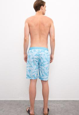 Erkek Mavi Deniz Şortu - 50218765014