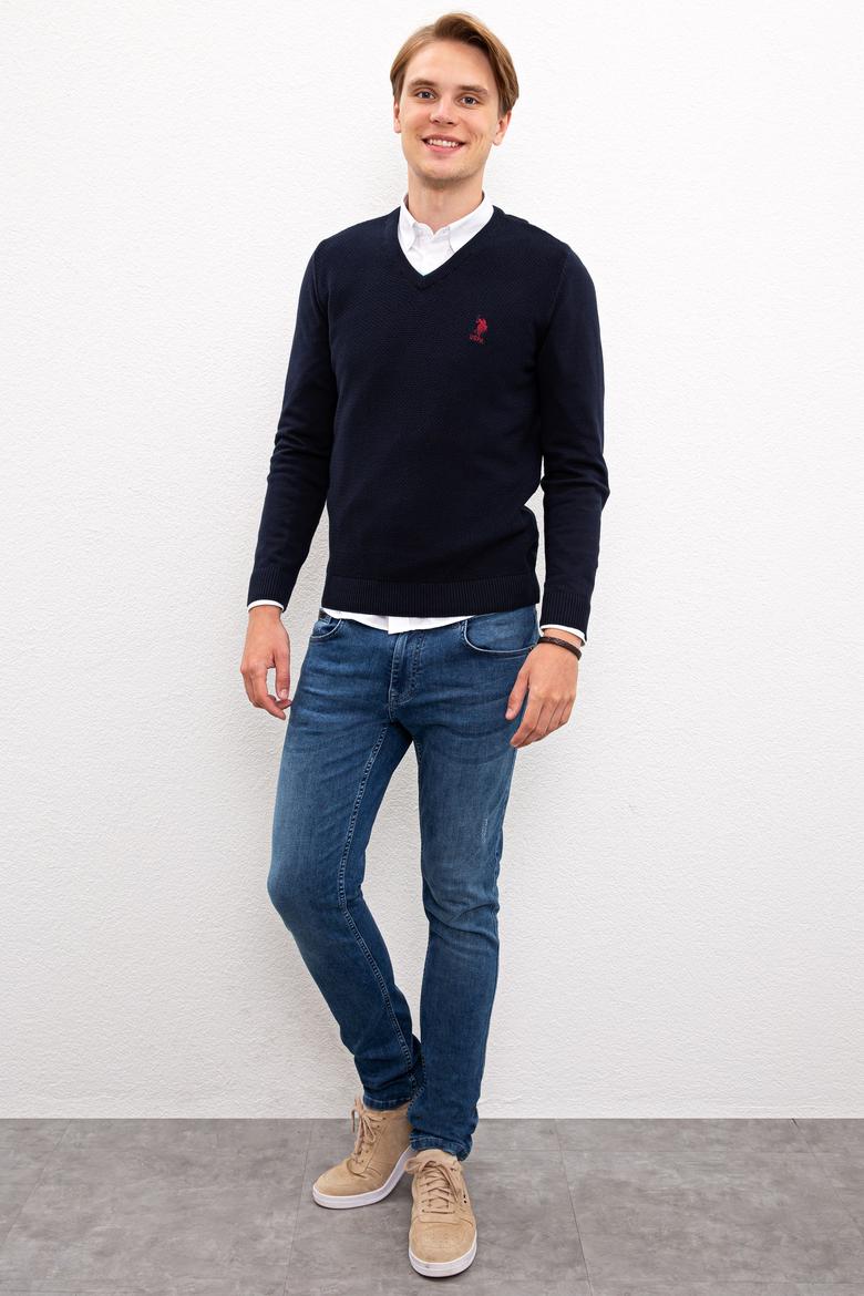 Erkek Lacivert Basic Kazak - 50224890002