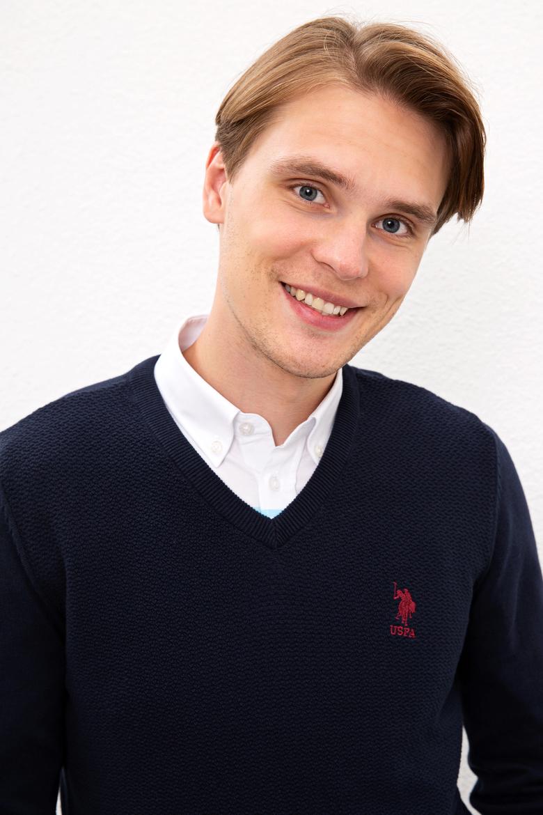 Erkek Lacivert Basic Kazak - 50224890002