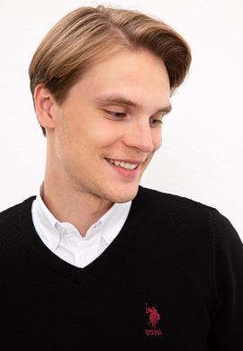 Erkek Siyah Basic Kazak - 50224890032