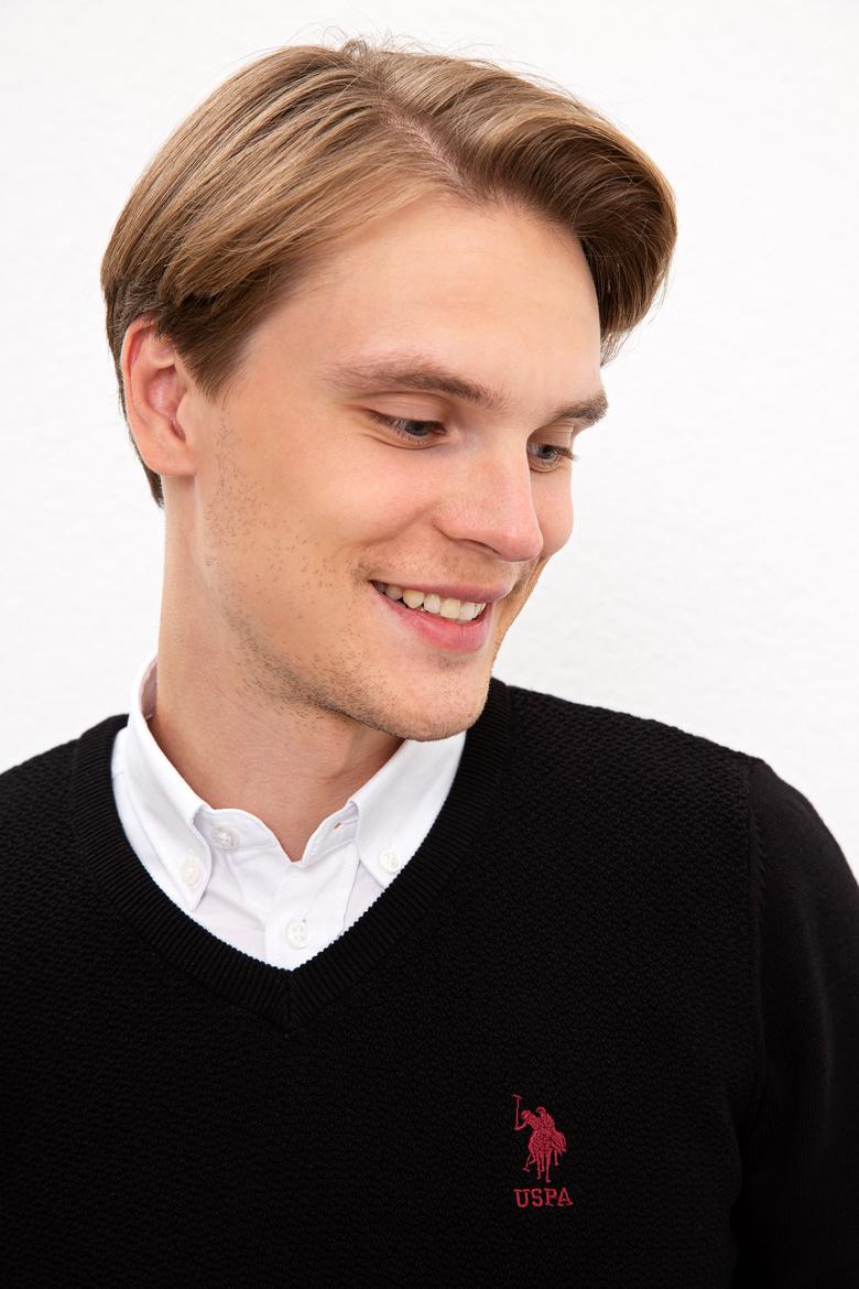 Erkek Siyah Basic Kazak - 50224890032