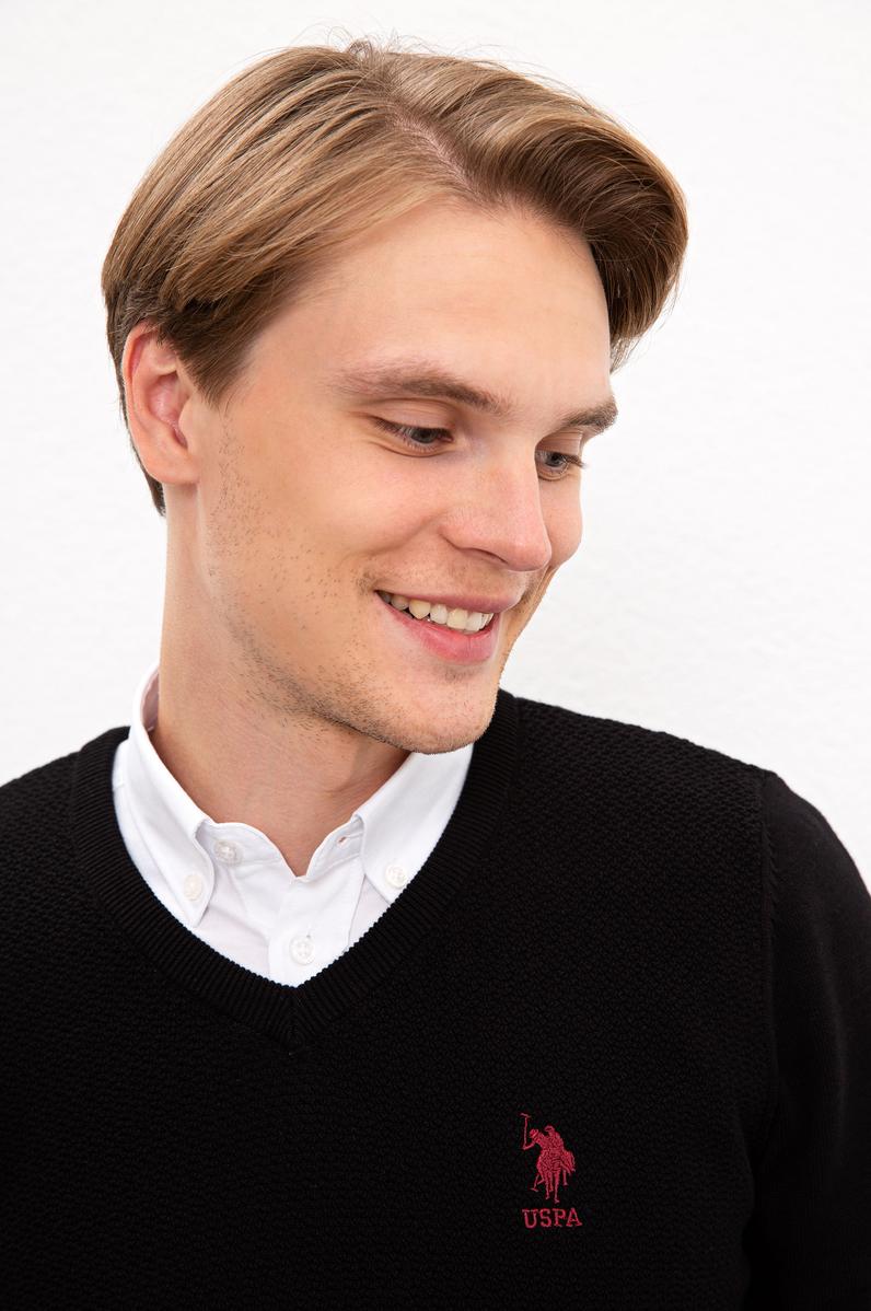 Erkek Siyah Basic Kazak