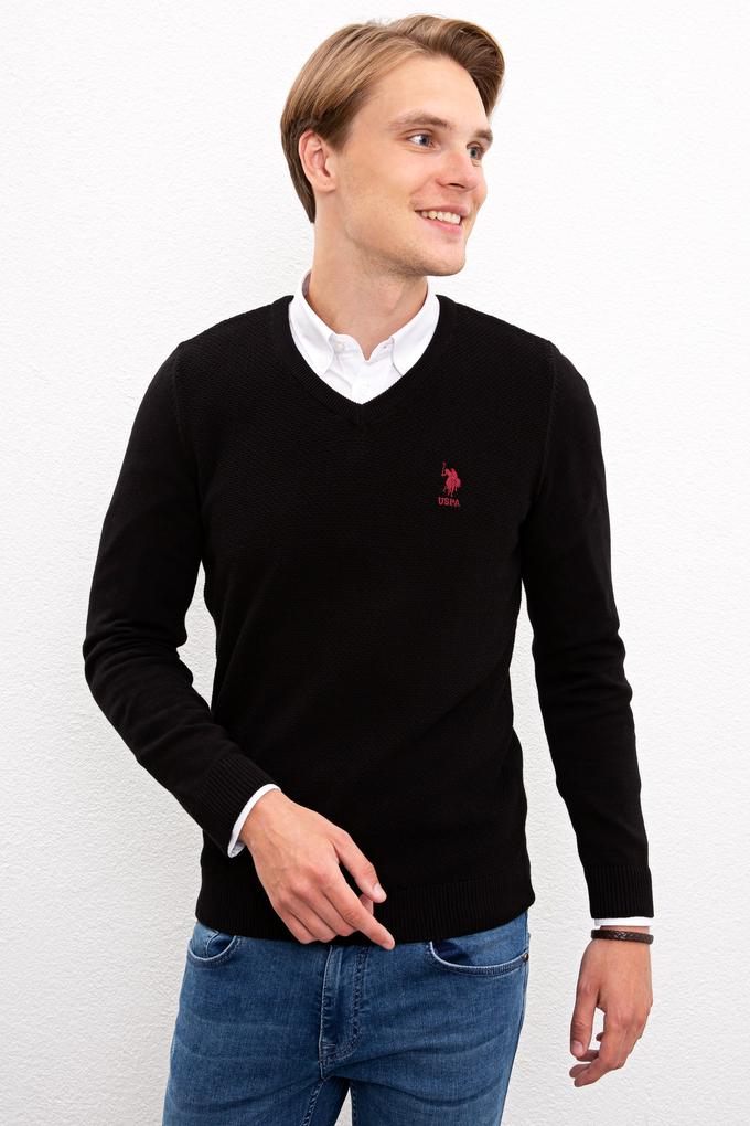 Erkek Siyah Basic Kazak