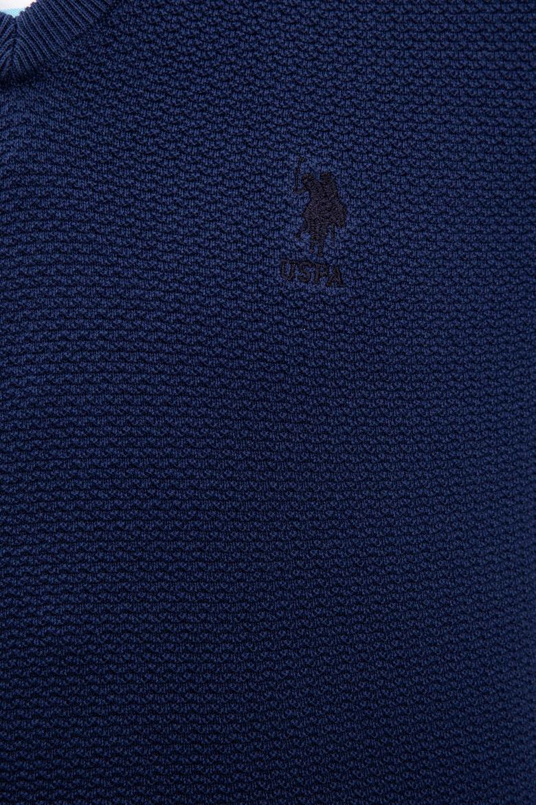 Erkek İndigo Basic Kazak - 50224890042