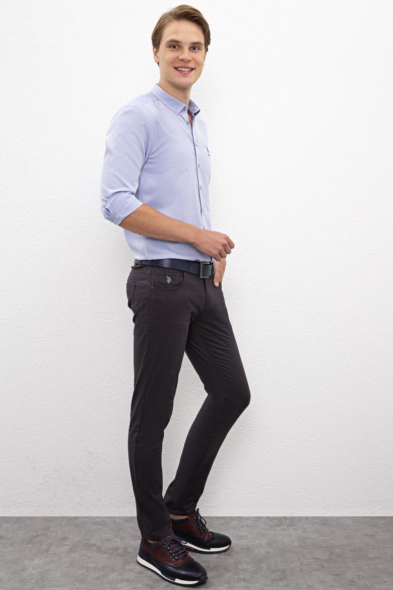 Erkek Antrasit Kanvas Pantolon - 50206360034