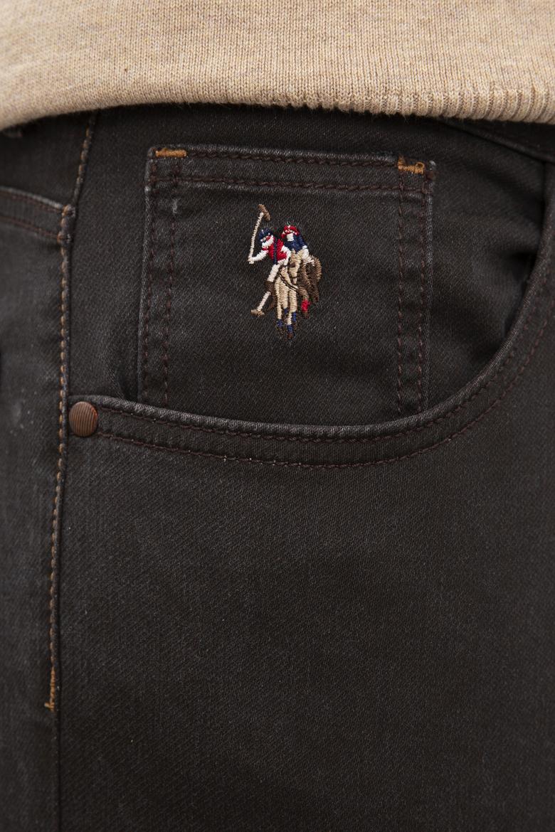 Erkek Kahverengi Denim Pantolon - 50213690002