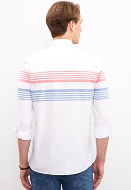 Erkek Lacivert Uzun Kollu Gömlek - 50219643003