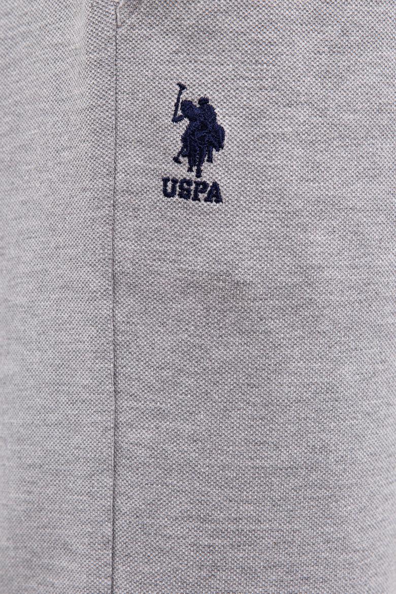 Erkek Gri Melanj  Örme Şort - 50222631043