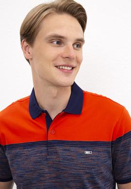 Erkek Açık Kırmızı Polo Yaka T-Shirt - 50219243045