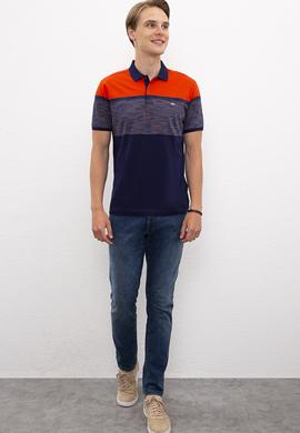 Erkek Açık Kırmızı Polo Yaka T-Shirt - 50219243045