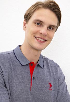 Erkek Lacivert Polo Yaka T-Shirt - 50219258004