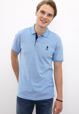 Erkek Kobalt Mavi T-Shirt - 50219258052