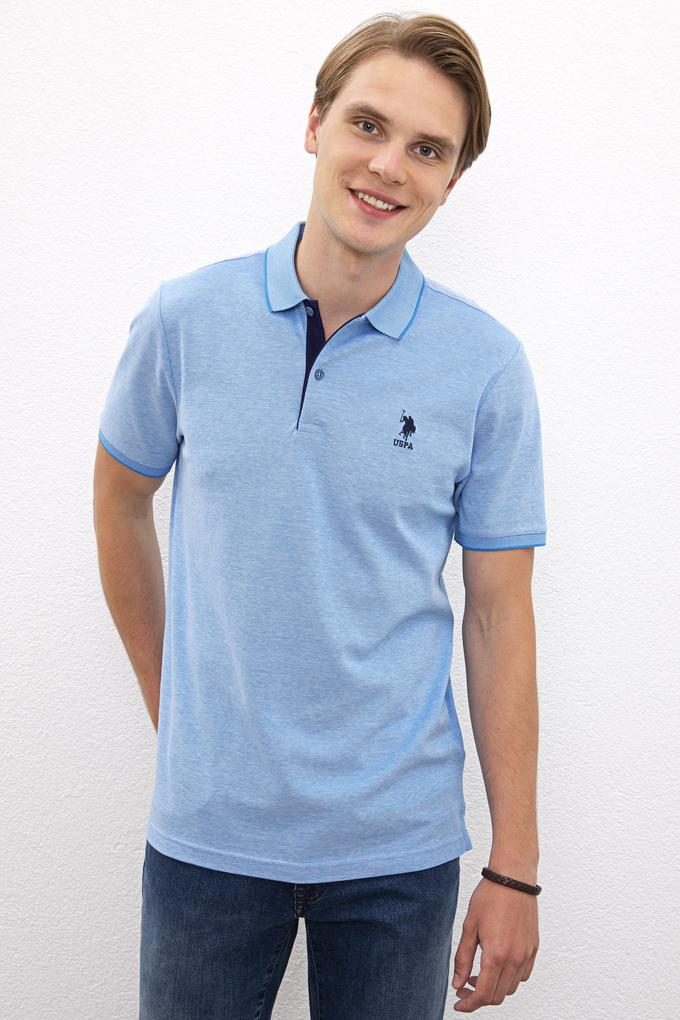 Erkek Kobalt Mavi T-Shirt