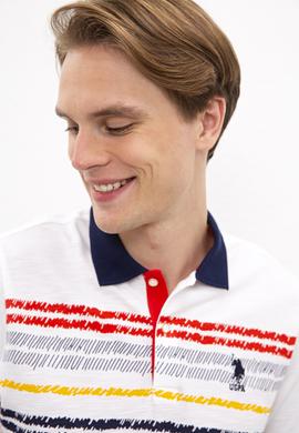 Erkek Açık Kırmızı Polo Yaka Tişört - 50219109032