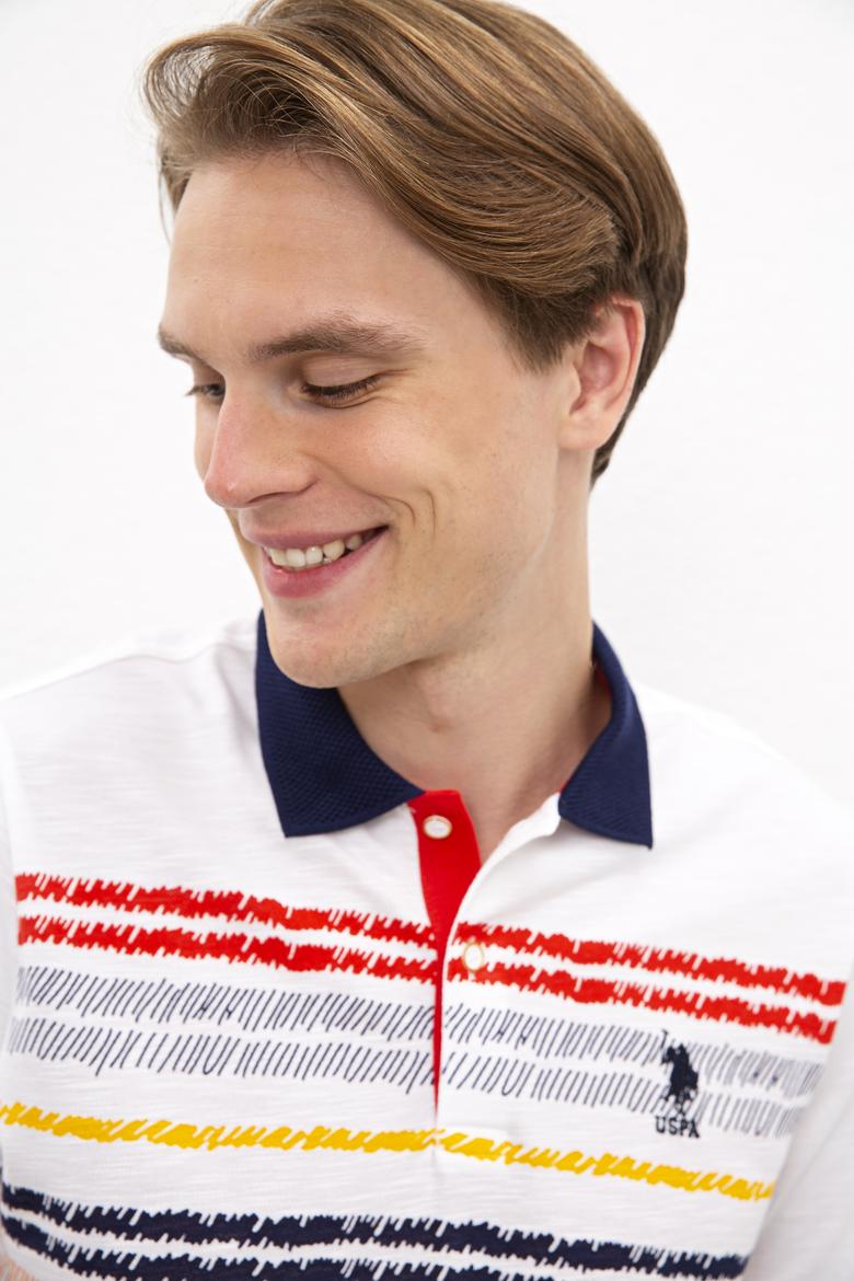 Erkek Açık Kırmızı Polo Yaka Tişört - 50219109032