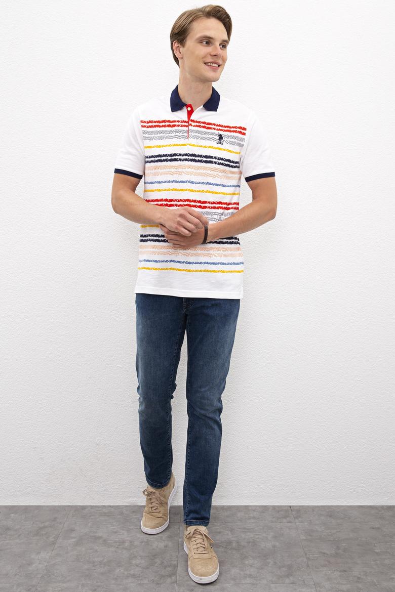 Erkek Açık Kırmızı Polo Yaka Tişört - 50219109032