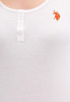 Kadın Beyaz Bisiklet Yaka T-Shirt Basic - 50219868016