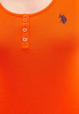 Kadın Nar Çiçeği Bisiklet Yaka T-Shirt Basic - 50219868073