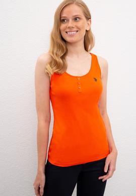 Kadın Nar Çiçeği Bisiklet Yaka T-Shirt Basic - 50219868073