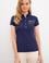 Kadın Lacivert Polo Yaka Tişört