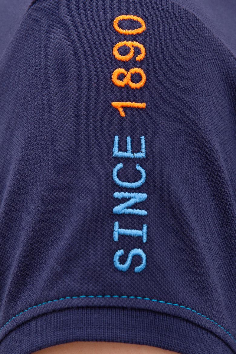 Kadın Lacivert Polo Yaka Tişört - 50220588016