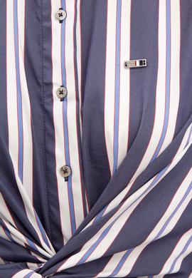 Kadın Lacivert Dokuma Elbise - 50199160004