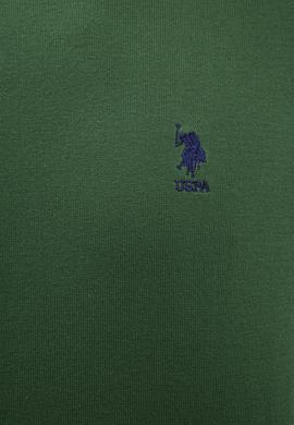 Erkek Yeşil Bisiklet Yaka Triko Kazak Basic - 50206745074