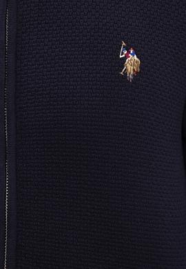 Erkek Lacivert  Triko Hırka Basic - 50206746053