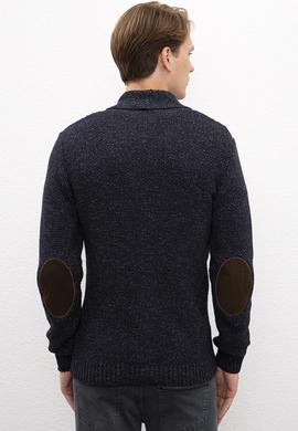 Erkek Lacivert  Triko Hırka - 50208623028