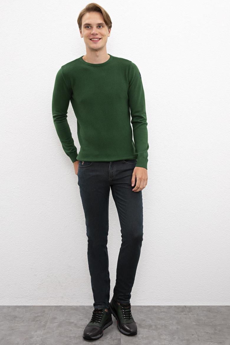 Erkek Yeşil Kazak - 50205643016