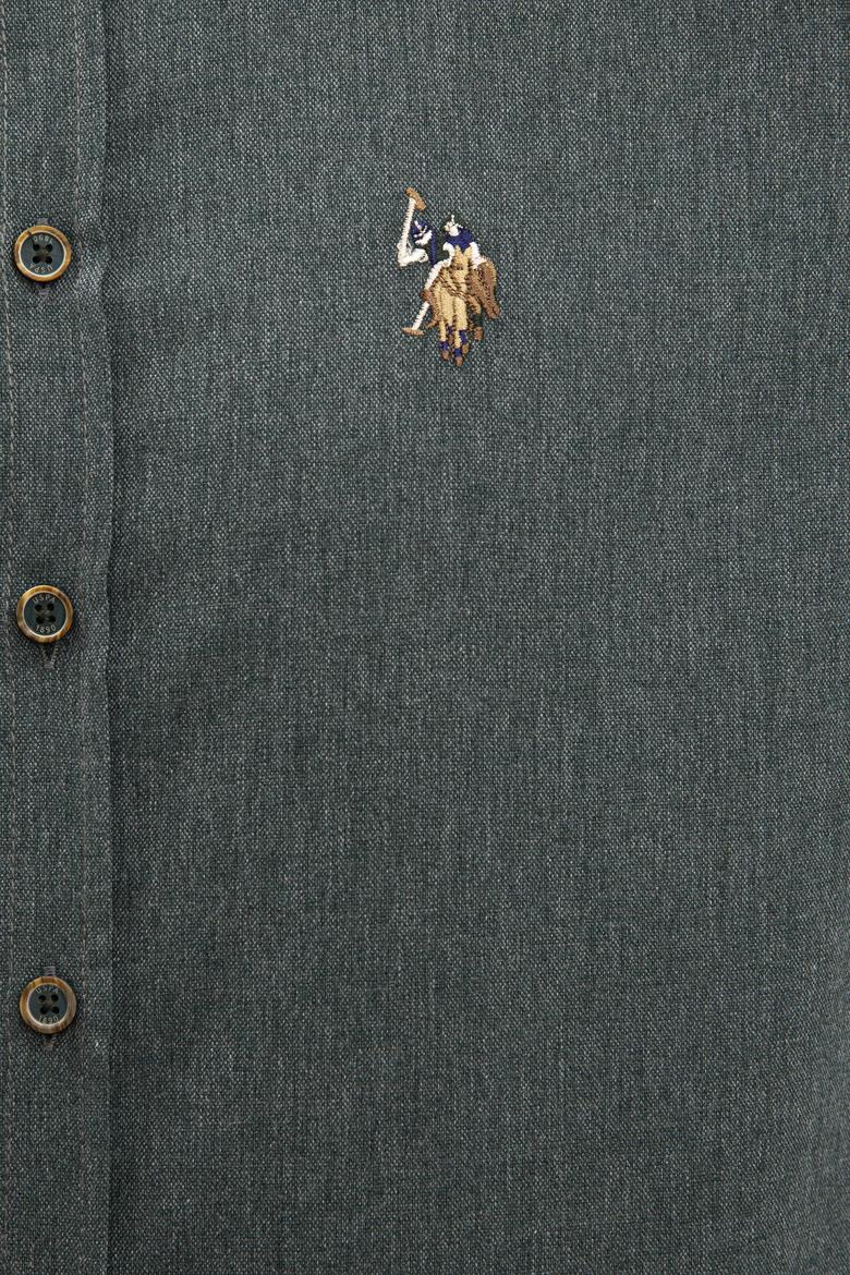 Erkek Yeşil Gömlek Uzunkol Basic - 50205791137