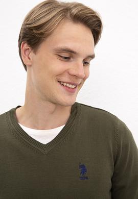 Erkek Haki Basic Kazak - 50206747032