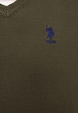 Erkek Haki Basic Kazak - 50206747032