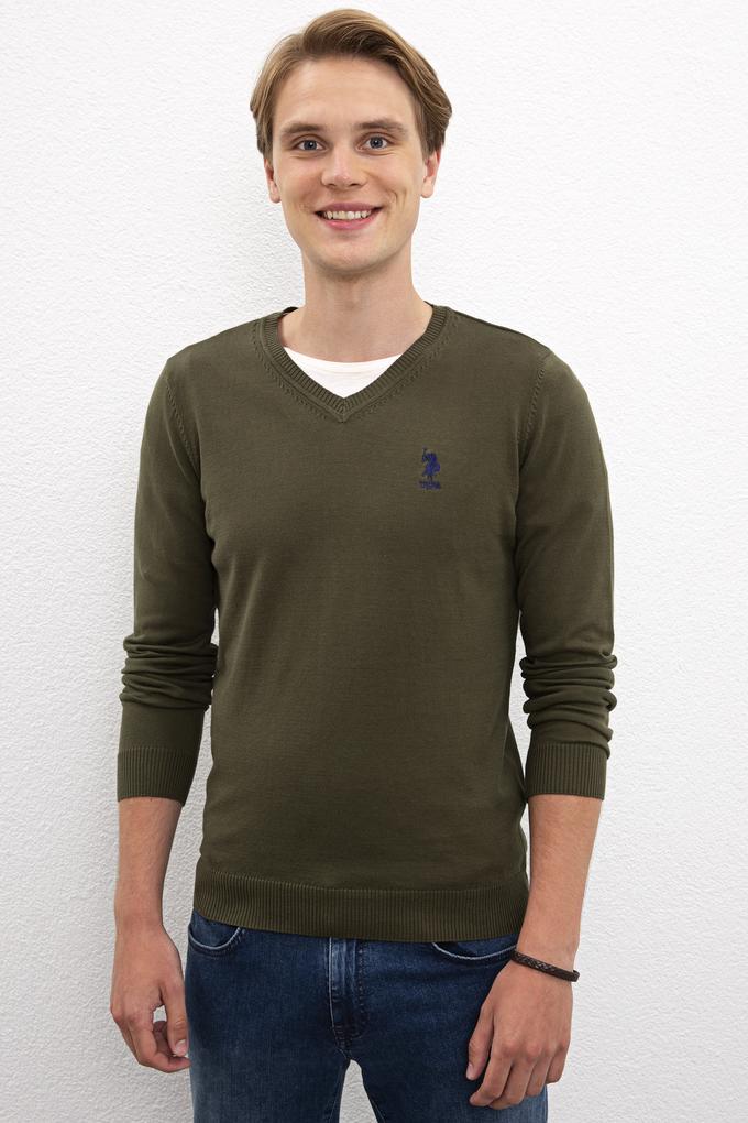 Erkek Haki Basic Kazak