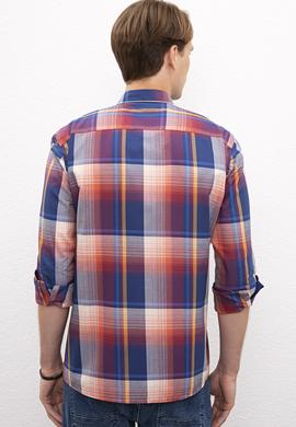 Erkek Kırmızı Gömlek Uzunkol - 50207057006