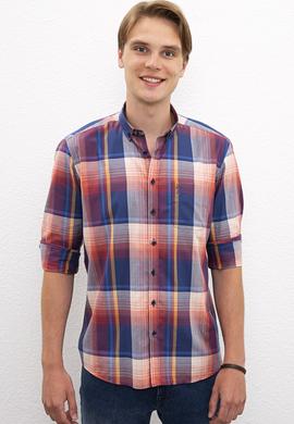 Erkek Kırmızı Gömlek Uzunkol - 50207057006