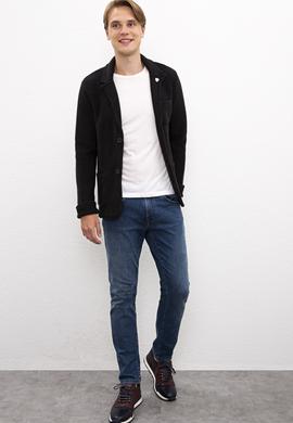 Erkek Lacivert  Triko Hırka - 50207385020