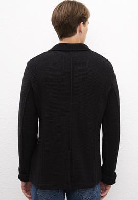 Erkek Lacivert  Triko Hırka - 50207385020