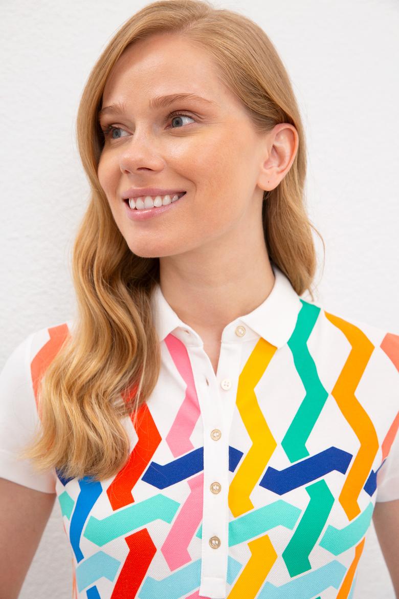 Kadın Beyaz Tişört - 50217840005