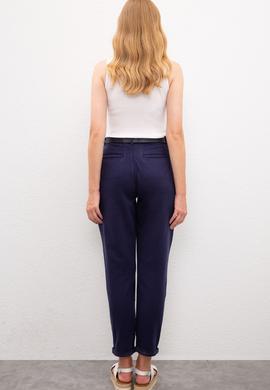Kadın Lacivert Chino Pantolon - 50218419008