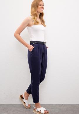 Kadın Lacivert Chino Pantolon - 50218419008