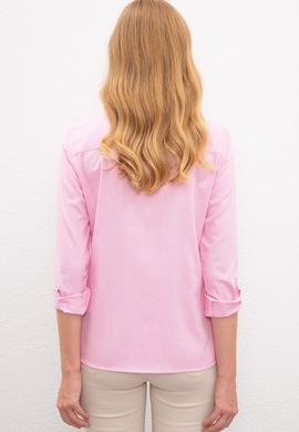 Kadın Pembe Gömlek Uzunkol - 50218643013