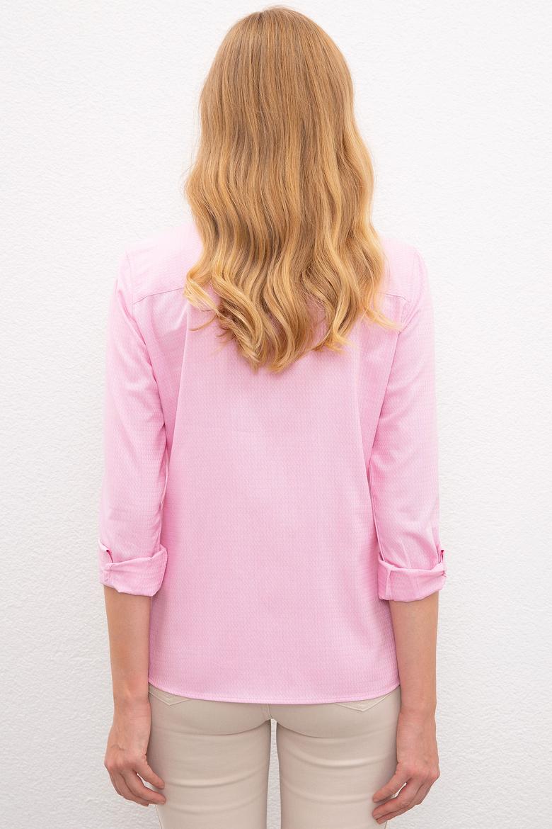 Kadın Pembe Gömlek Uzunkol - 50218643013