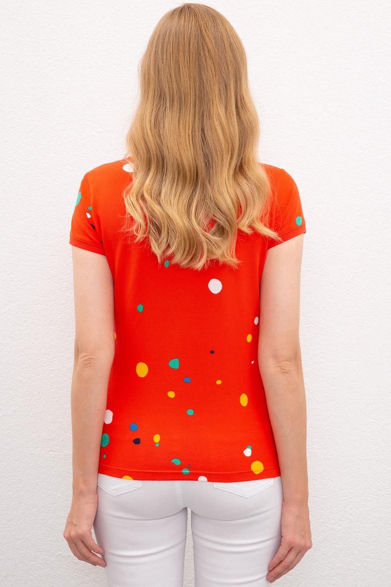 Kadın Nar Çiçeği Tişört - 50219862013