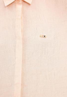 Kadın Pudra Gömlek Uzunkol - 50218814019