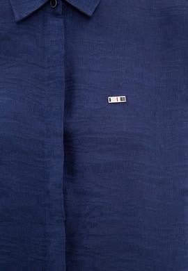 Kadın Lacivert Gömlek Uzunkol - 50218814011